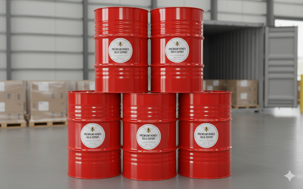 Honey Drum Packaging