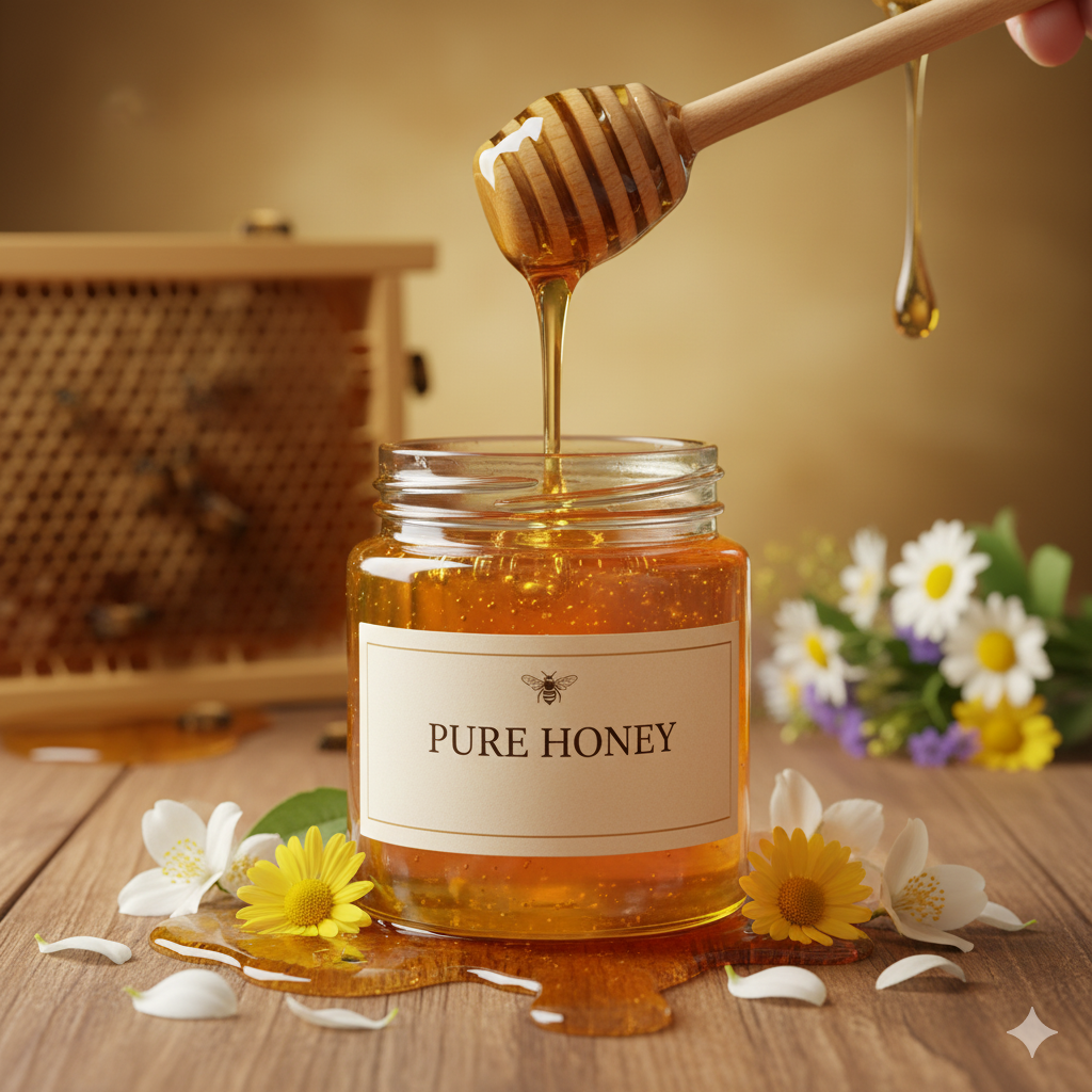 Jar of Pure Honey